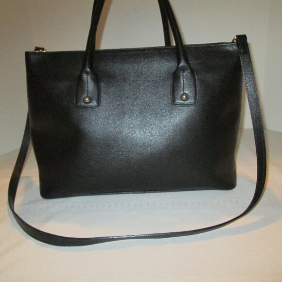 Furla Black Saffiano Leather Tote Bag - Picture 6 of 8